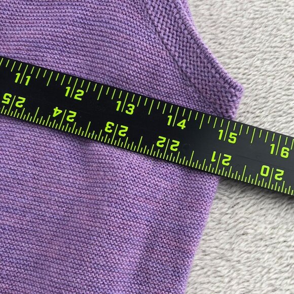 Eileen Fisher Womens Cardigan & Tank Set Size XS Lot Of Two Purple Casual Chic - Picture 4 of 11